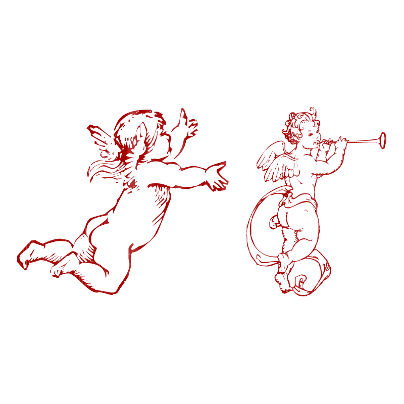 800x800 Collection Of Free Cherub Drawing Download On Ui Ex - Cherub Line Drawing