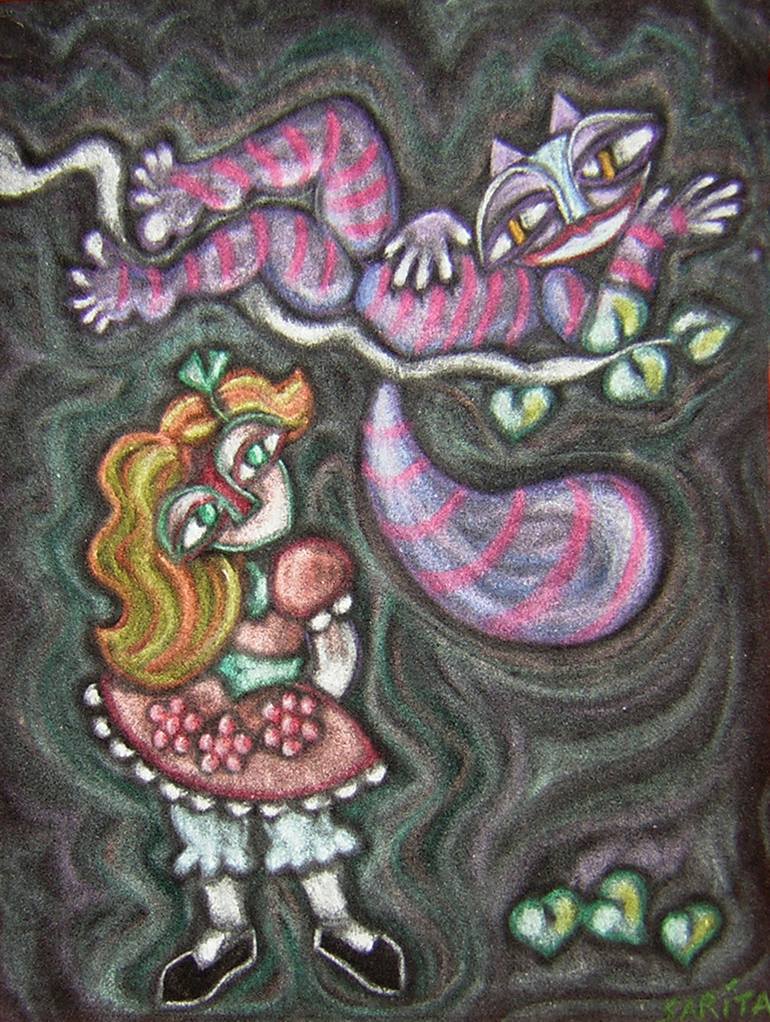 770x1022 the cheshire c a t - Cheshire Cat Drawing