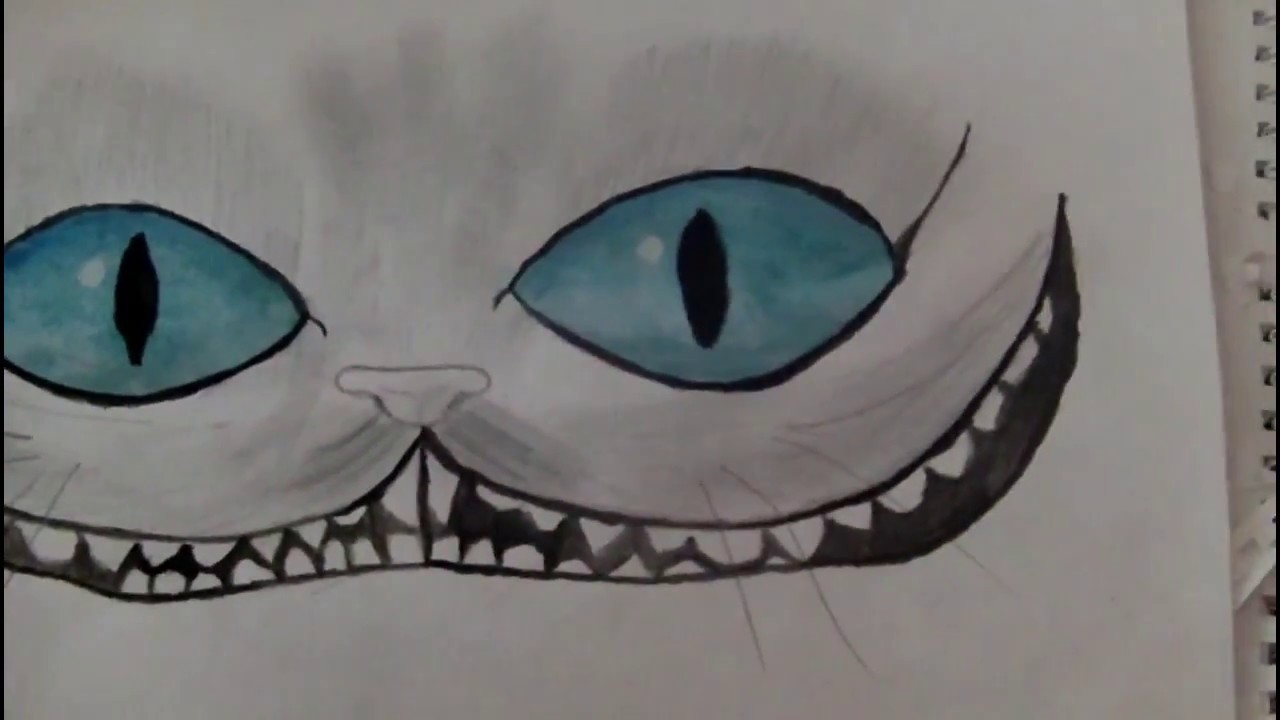 1280x720 draw cheshire cat smile - Cheshire Cat Smile Drawing