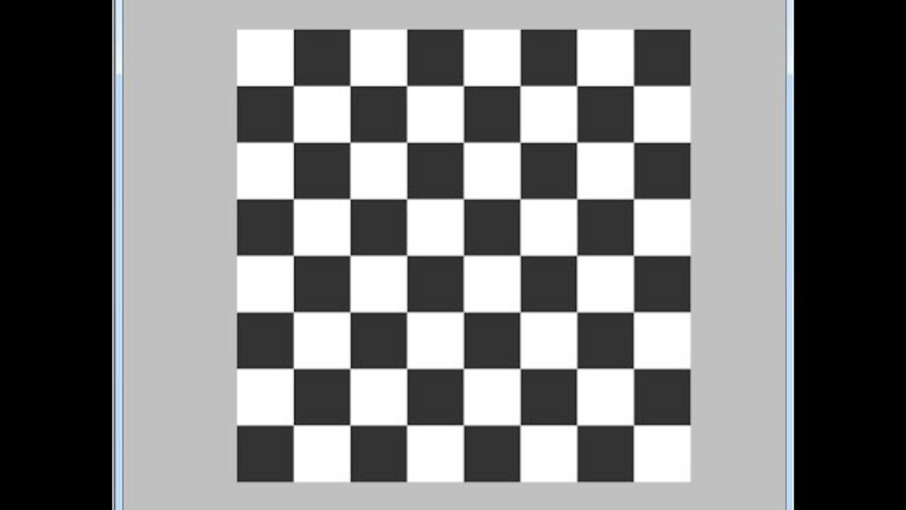 1280x720 Java Graphics Tutorial - Chess Board Drawing