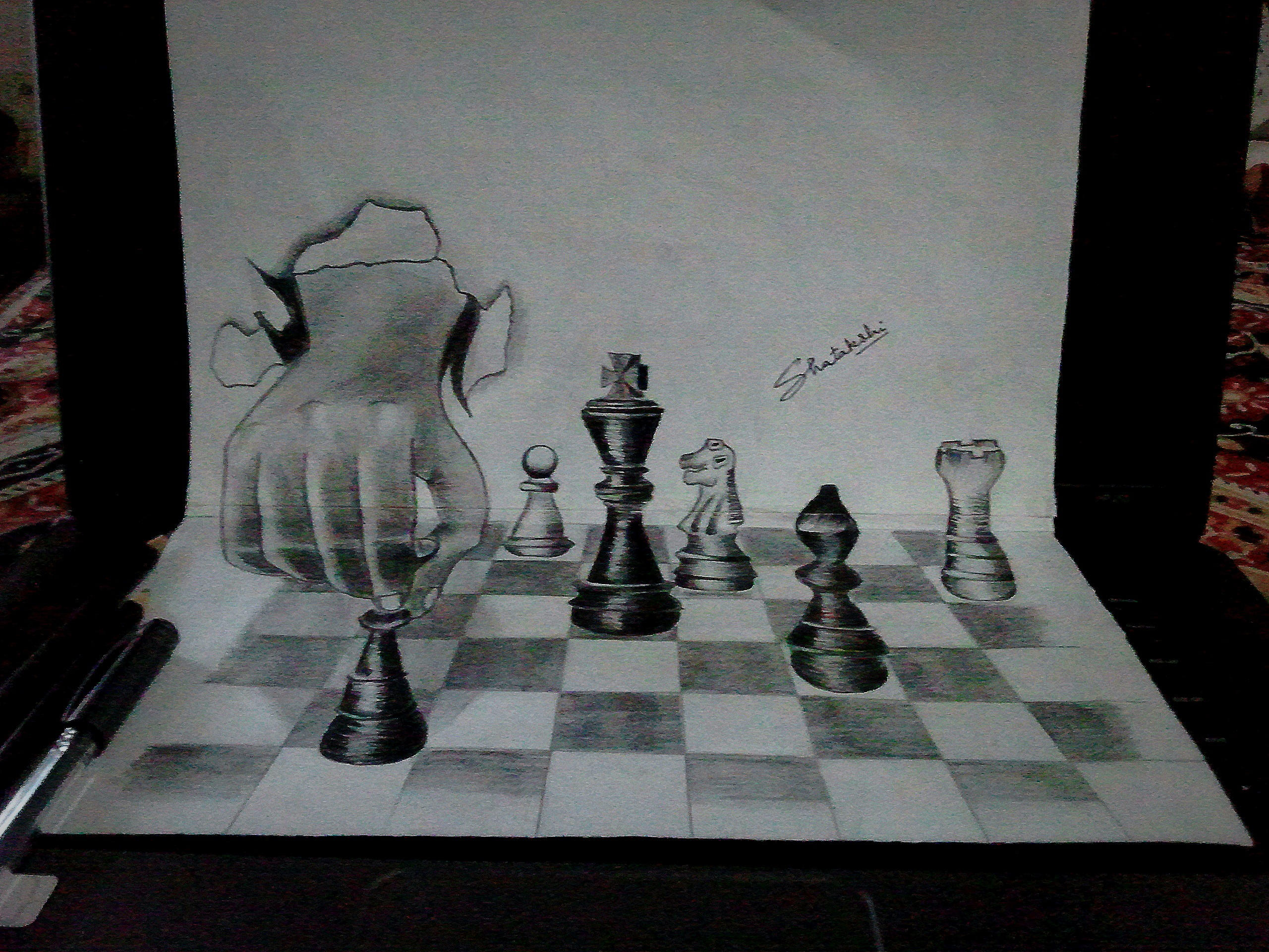 chess pieces drawing names