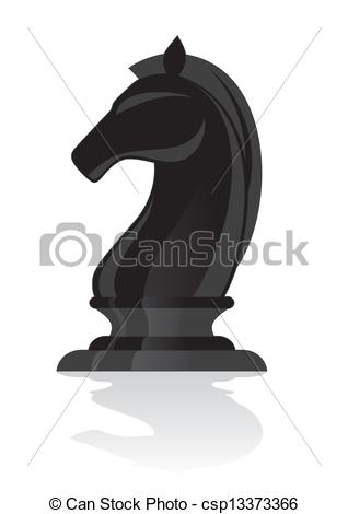 318x470 Chess Black Knight Isolated With Shadow - Chess Knight Drawing