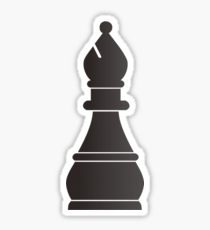 210x230 chess pieces drawing stickers redbubble - Chess Pieces Drawing