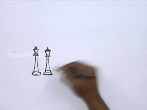 480x360 how to draw chess pieces - Chess Pieces Drawing