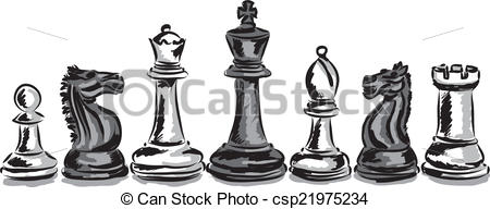 450x192 huge collection of 'chess pieces drawing' download more than - Chess Pieces Drawing
