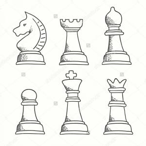 Chess Pieces Drawing at PaintingValley.com | Explore ...