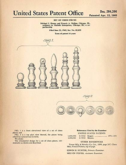 420x550 Short Run Posters Poster Home Decoration - Chess Pieces Drawing