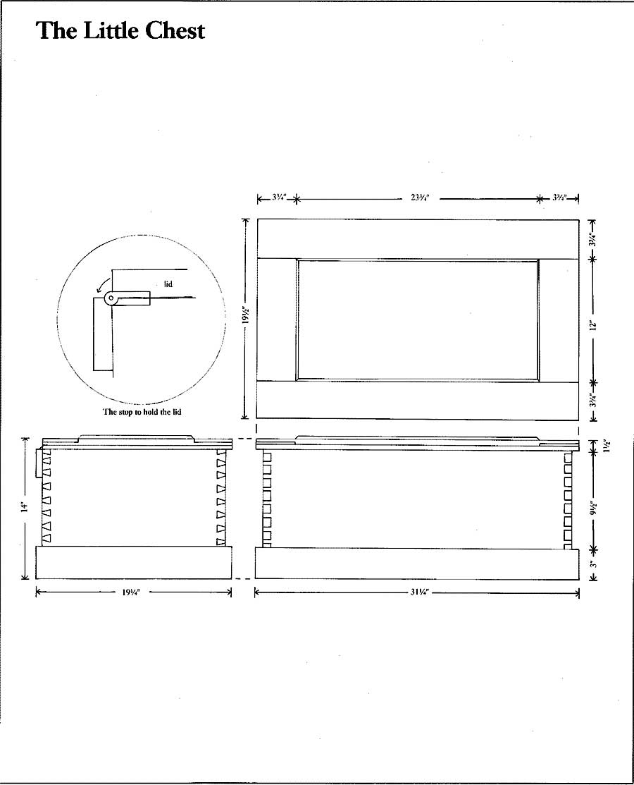 900x1113 the little tool chest drawing joining up wide boards tool - Chest Of Drawings
