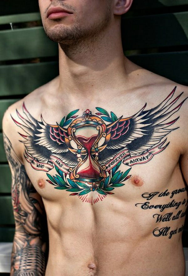 600x881 Best Chest Tattoos You Can Opt - Chest Tattoo Drawings