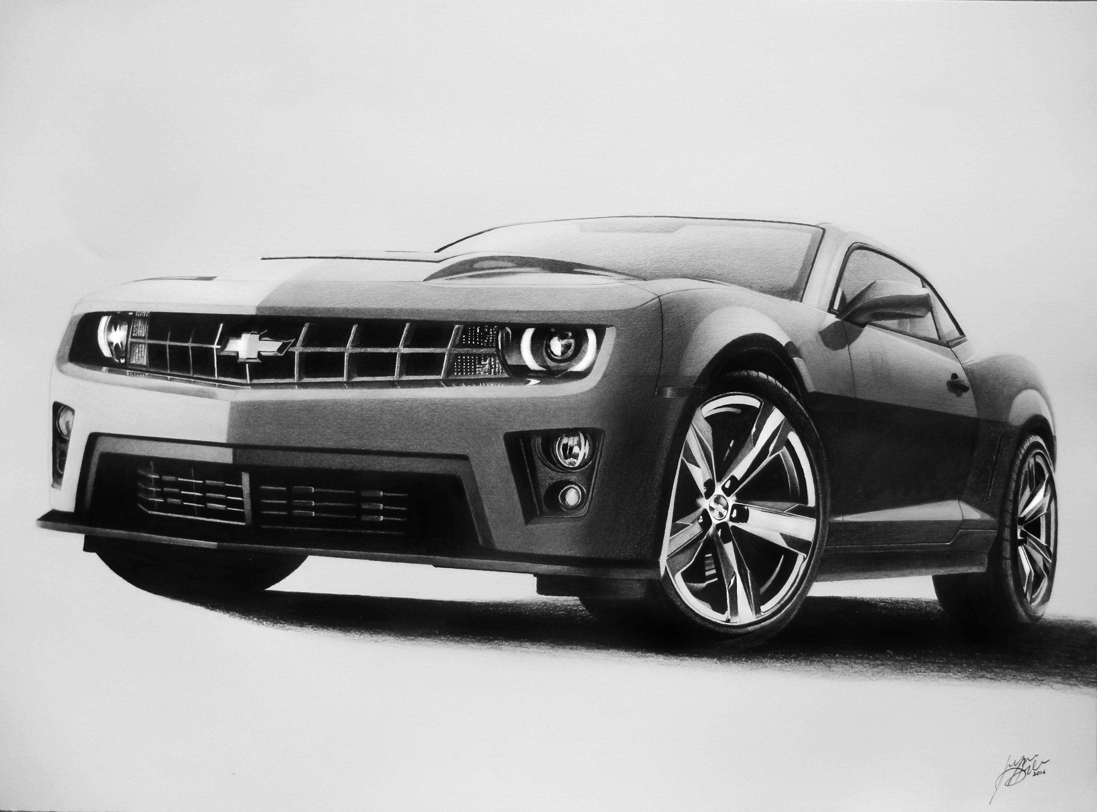 Chevrolet Camaro Drawing at Explore collection of
