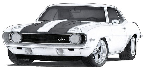 550x270 chevrolet camaro drawing posters - Chevrolet Camaro Drawing