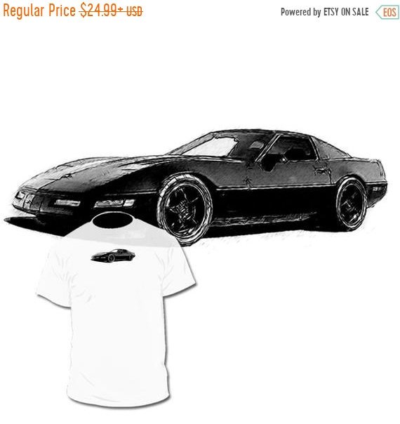 570x604 off sale black chevrolet corvette coupe tshirt etsy - Chevrolet Corvette Drawing