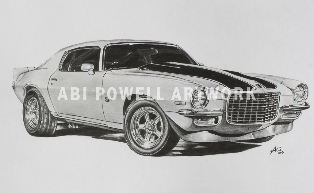 1024x632 Pencil Drawing Chevy Camaro - Chevy Camaro Drawing
