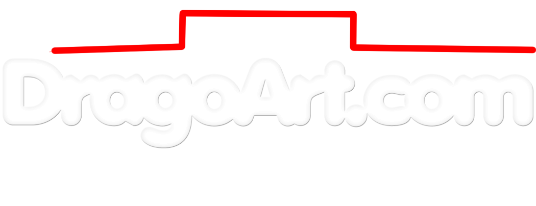 1050x404 Draw The Chevy Logo, Step - Chevy Logo Drawing