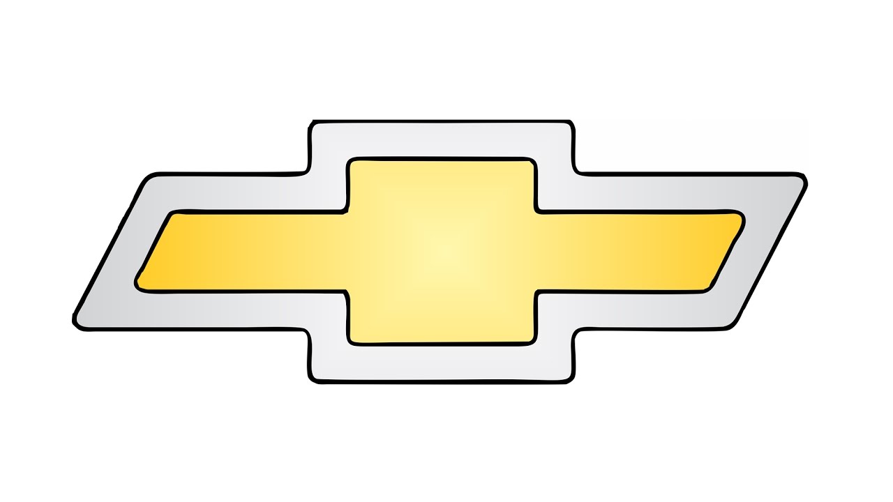 1280x720 How To Draw The Chevrolet Logo - Chevy Logo Drawing