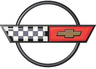 400x289 Corvette Logo Corvette - Chevy Logo Drawing
