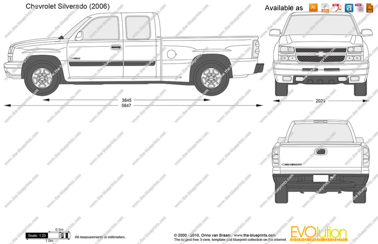 Chevrolet tahoe чертежи