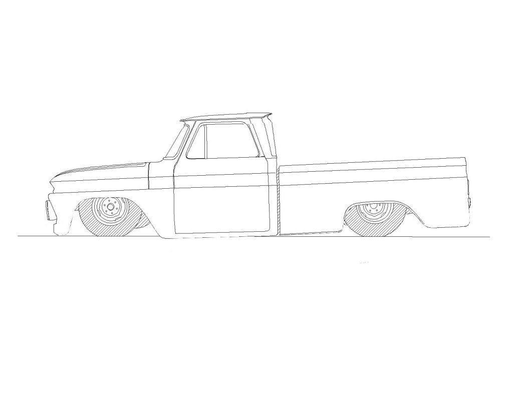 1024x819 Looking For Line Drawing - Chevy Silverado Drawing