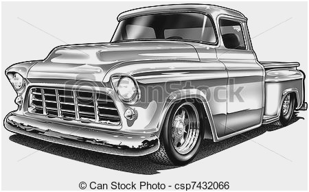 450x280 chevy truck clipart pretty old truck drawing clipart truck scarf - Chevy Truck Drawings
