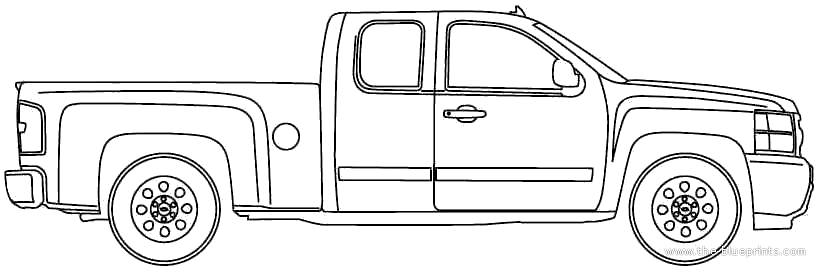 Chevy Truck Drawings at PaintingValley.com | Explore collection of ...