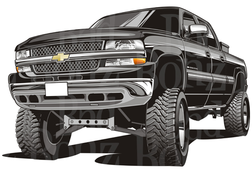 Chevy Truck Drawings at PaintingValley.com | Explore ...