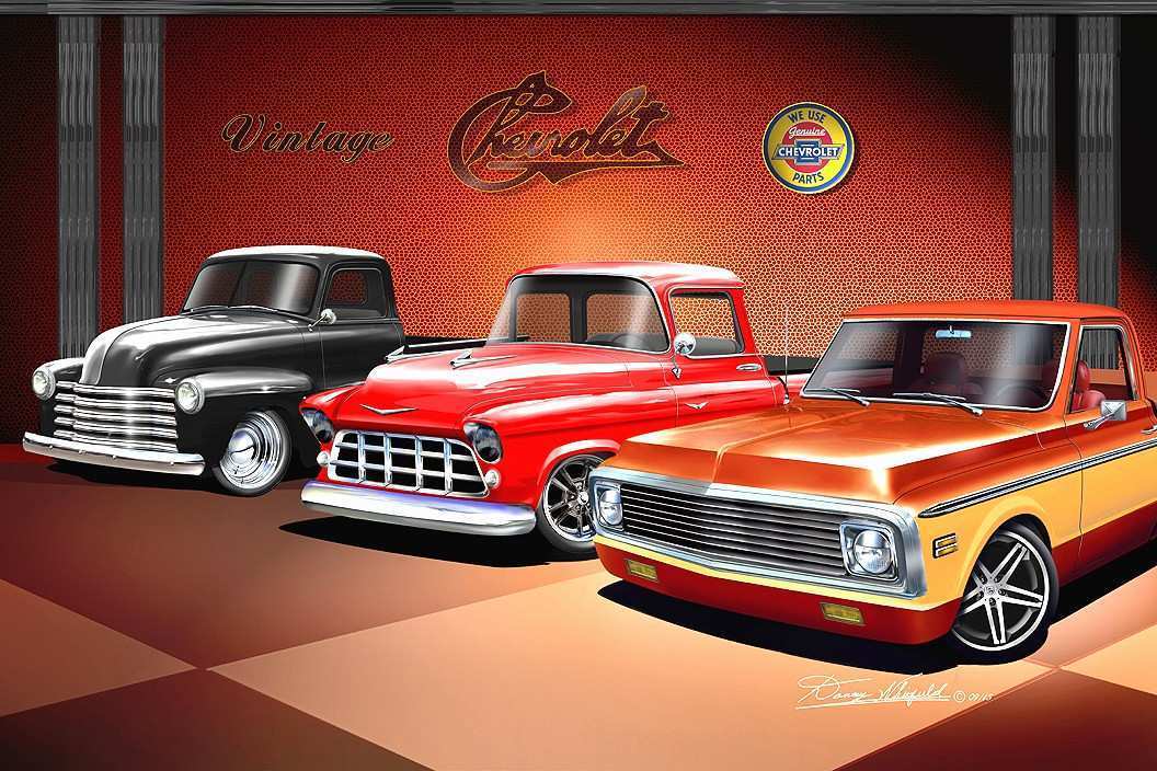 1056x704 vintage chevy trucks astonishing the gallery for classic chevy - Chevy Truck Drawings