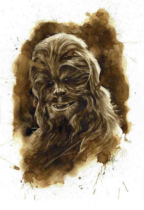 481x700 star wars - Chewbacca Drawing