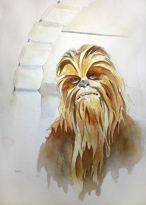 474x666 chewbacca drawing face - Chewbacca Drawing