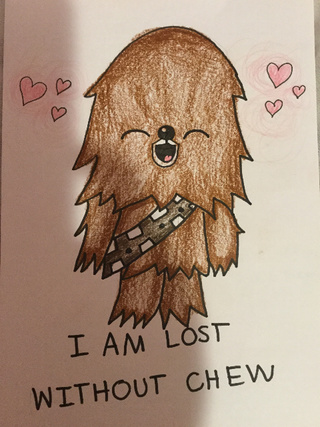 320x427 chewbacca drawings on paigeeworld pictures of chewbacca - Chewbacca Drawing