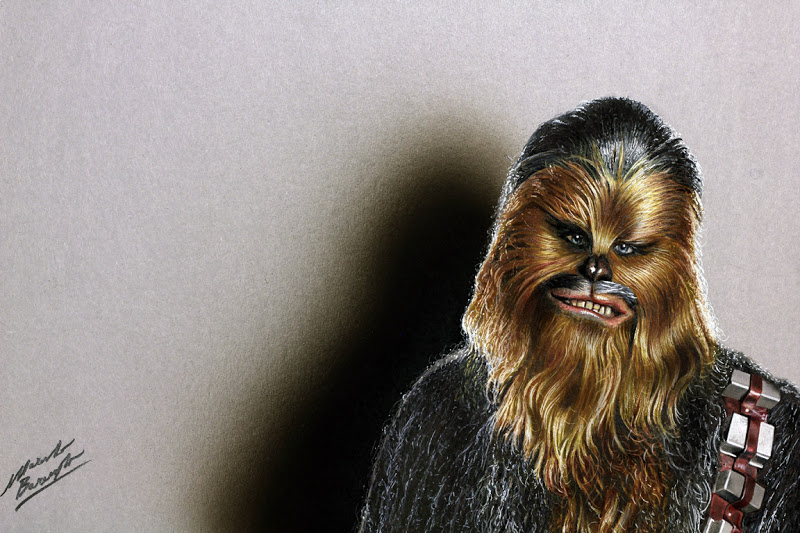 800x533 chewbacca star wars drawing - Chewbacca Drawing