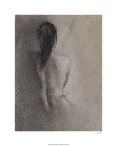 391x488 Chiaroscuro Figure Drawing Ii Limited Edition - Chiaroscuro Drawing