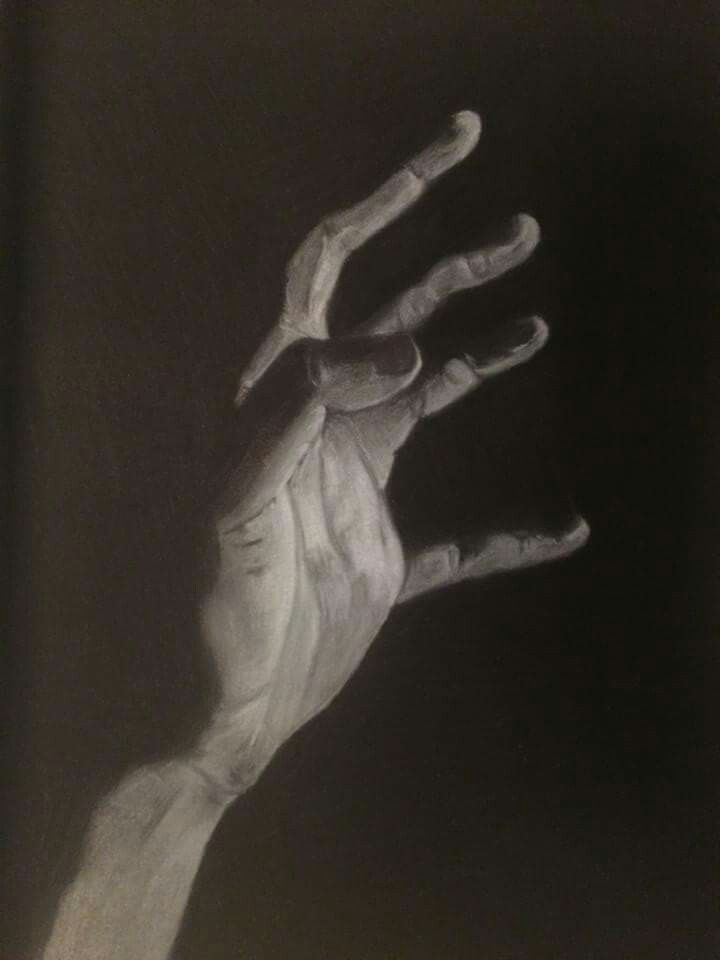 720x960 Original Charcoal Hand Drawing - Chiaroscuro Drawing