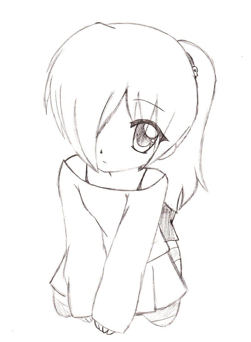 800x1089 Pin On Chibi - Chibi Anime Girl Drawing