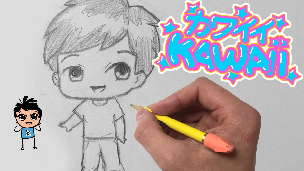 1280x720 How To Draw A Kawaii Chibi Boy For Beginners - Chibi Boy Drawing