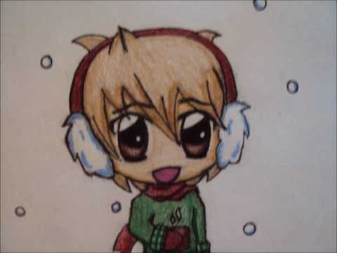 480x360 How To Draw A Winter Chibi Boy - Chibi Boy Drawing