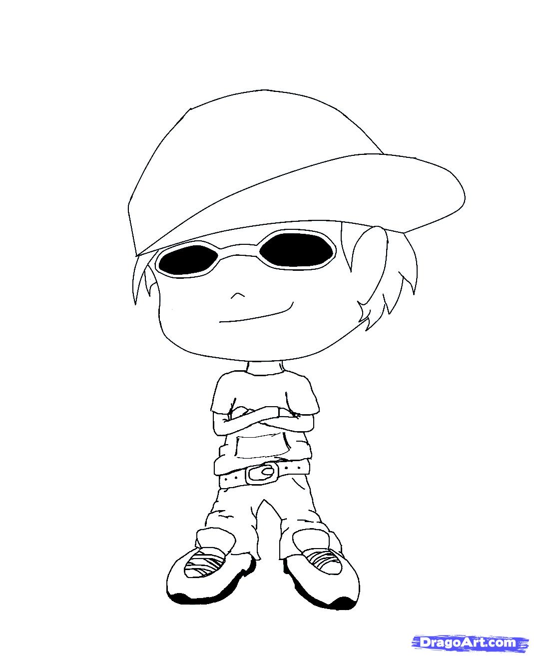 1069x1323 Step How To Draw A Chibi Boy - Chibi Boy Drawing
