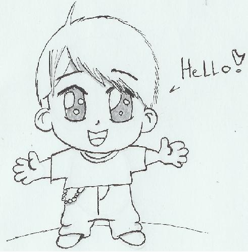 491x498 Chibi Boy - Chibi Boy Drawing