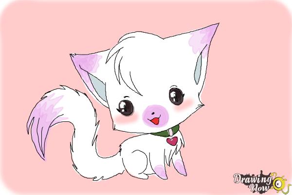 600x400 How To Draw A Chibi Kitten - Chibi Cat Drawing