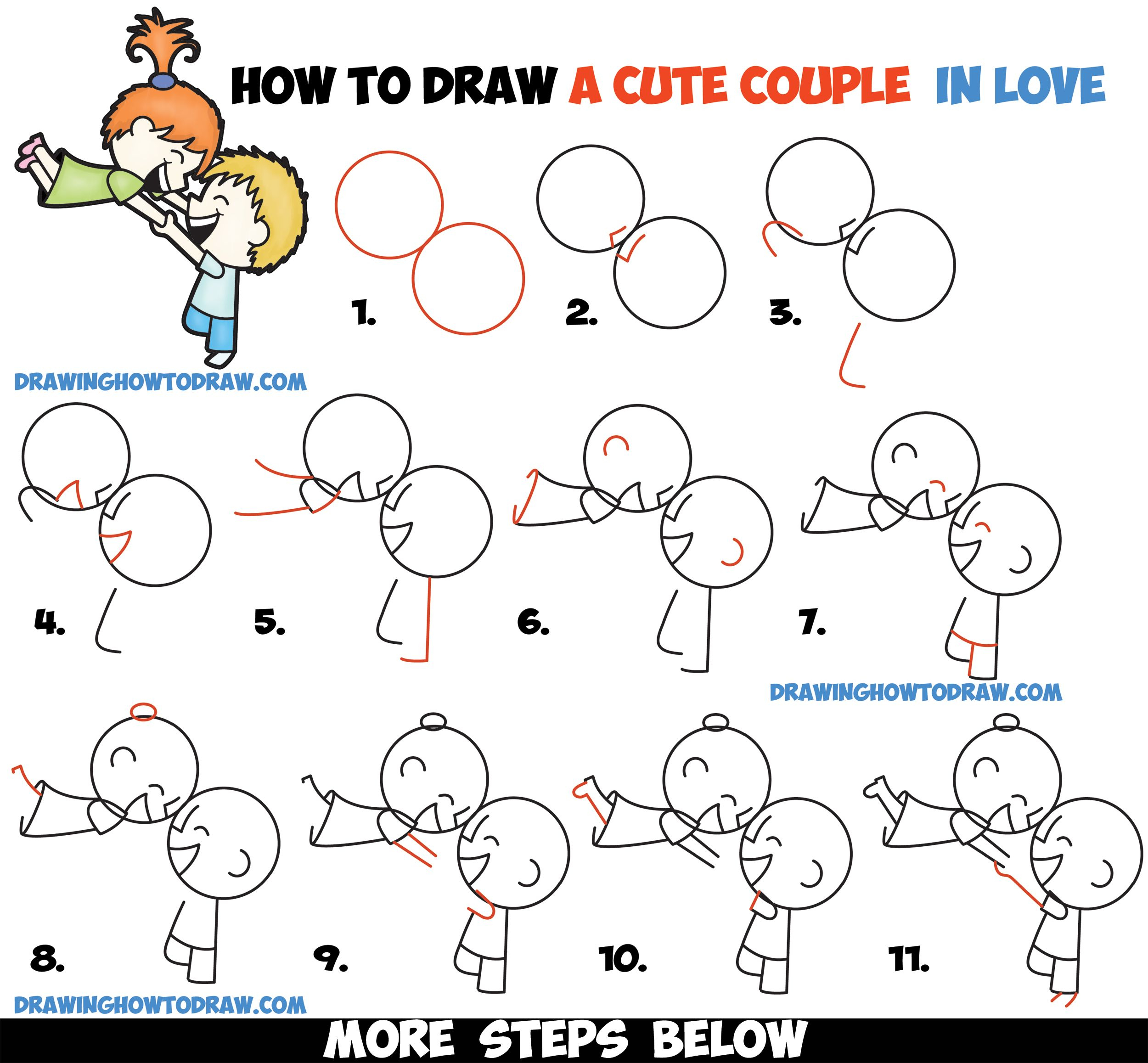 2500x2315 Cute Couple Drawings Step - Chibi Couple Drawing