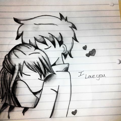 480x480 resultado de imagen para cute chibi couple hugging drawing hugs - Chibi Couple Drawing