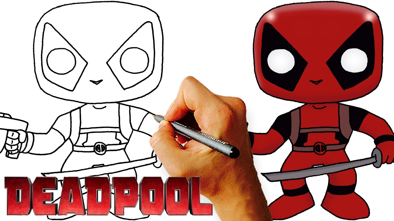 Chibi Deadpool Drawing At Paintingvalley Com Explore Collection