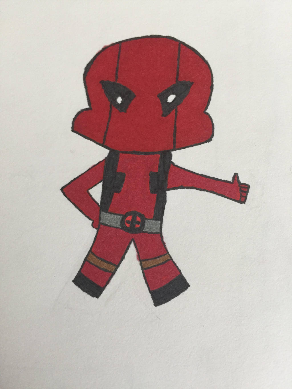 1024x1366 Sketch Easy Color Deadpool Drawings Chibi - Chibi Deadpool Drawing