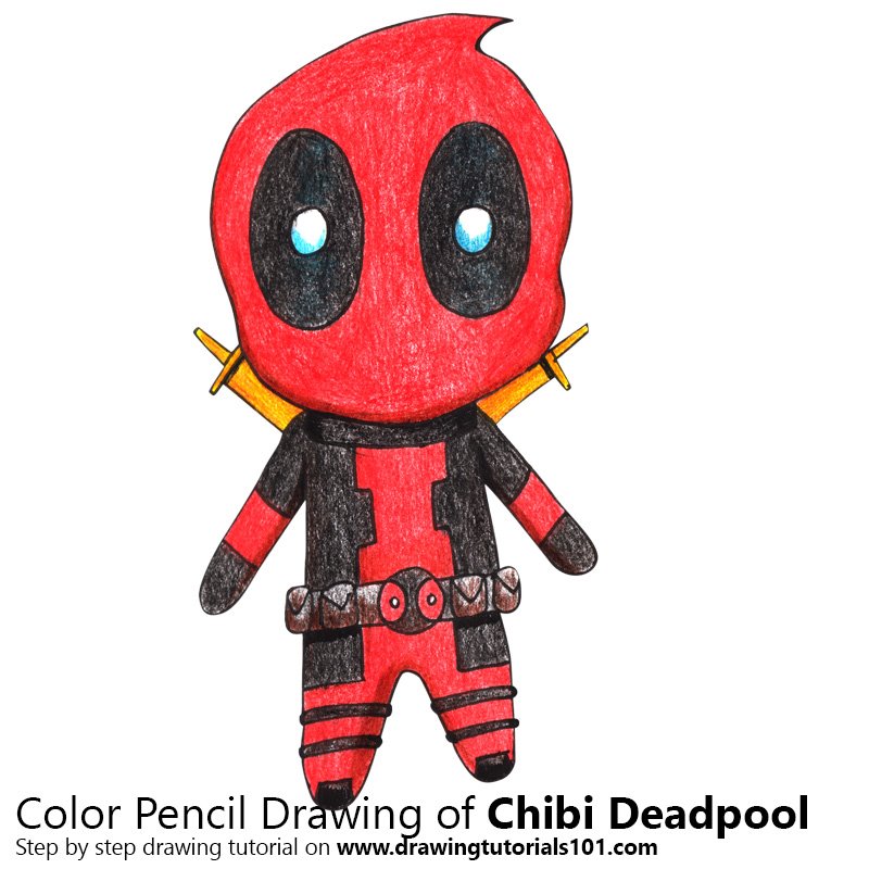 Chibi Deadpool Drawing At Paintingvalleycom Explore