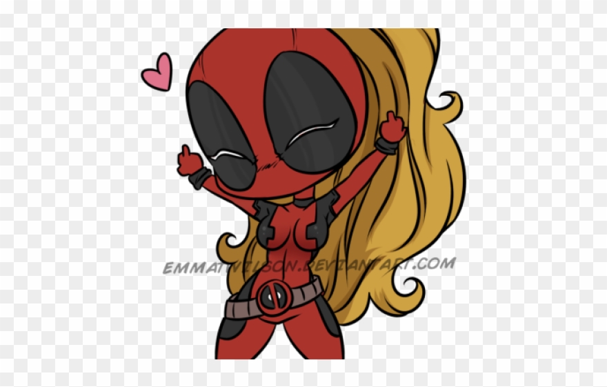 880x561 Chibi Deadpool Drawings Clipart - Chibi Deadpool Drawing