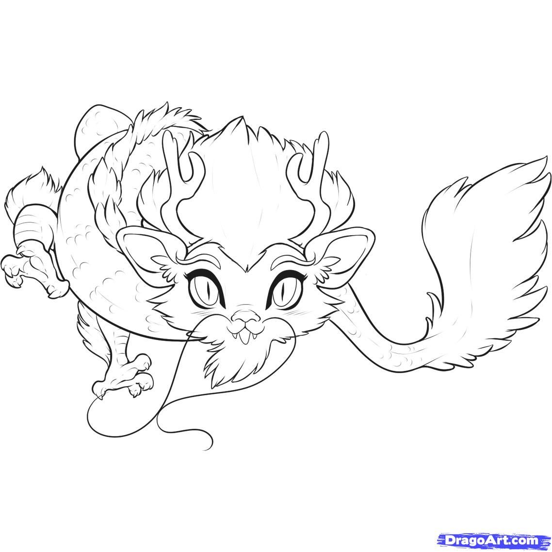 1138x1138 How To Draw A Chibi Chinese Dragon, Step - Chibi Dragon Drawing
