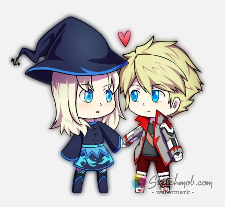 720x663 Custom Digital - Chibi Drawing