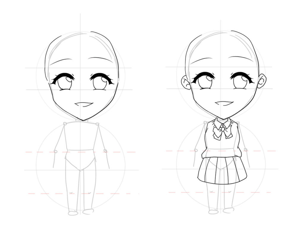 1024x771 Manga Monday How To Draw A Chibi Character - Chibi Drawing