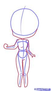 168x300 Chibi Figure May Be Helpful With Proportions Chibi - Chibi Figure Drawing