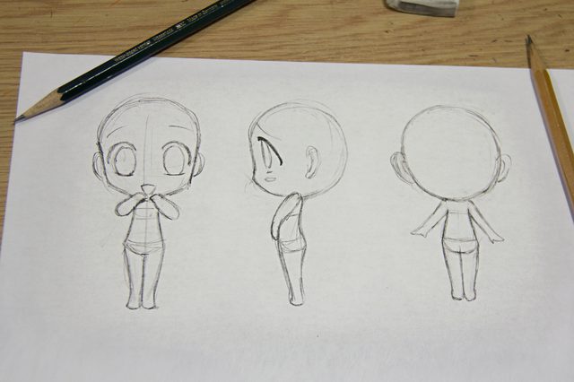 640x426 How To Make Your Own Chibi Character - Chibi Figure Drawing