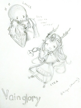 320x427 Mini Chibi Drawings Of Lance And Lyra, The Upcoming Heroes - Chibi Figure Drawing